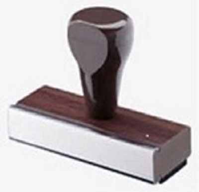 Rubber Stamp 2" X 3/4"